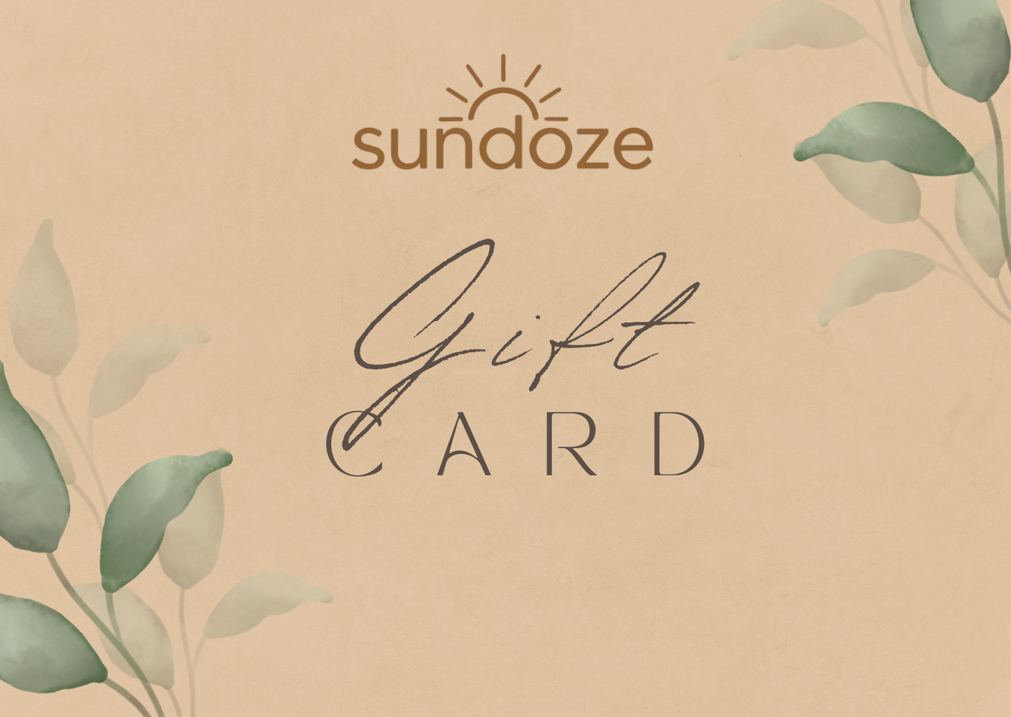 SunDoze Gift Card